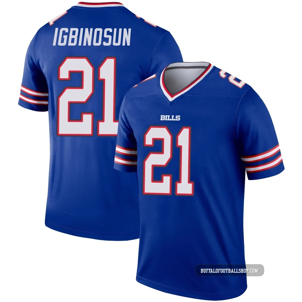 Davison Igbinosun ＃21 Buffalo Bills Legend Royal Youth Jersey