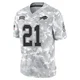 Davison Igbinosun ＃21 Buffalo Bills Limited Arctic Camo Men's 2024 Salute to Service Jersey