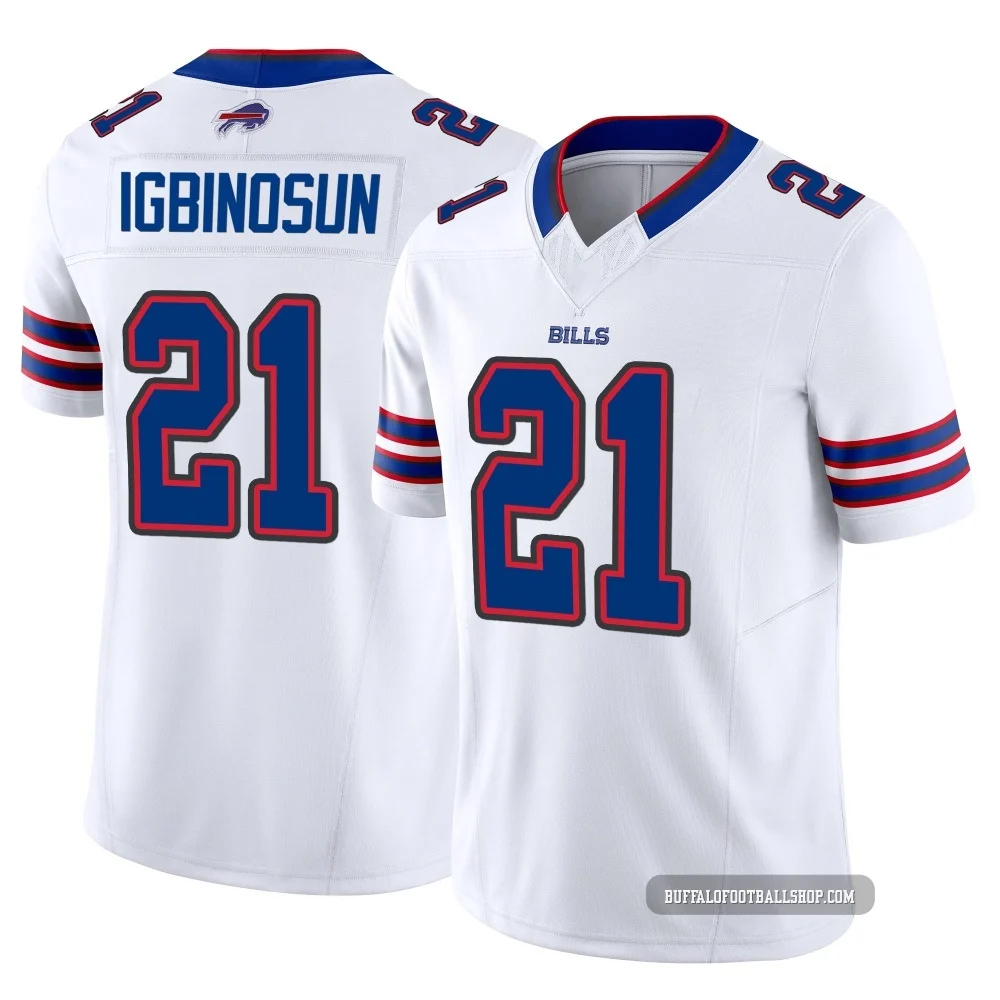 Davison Igbinosun ＃21 Buffalo Bills Limited White Youth Vapor F.U.S.E. Jersey