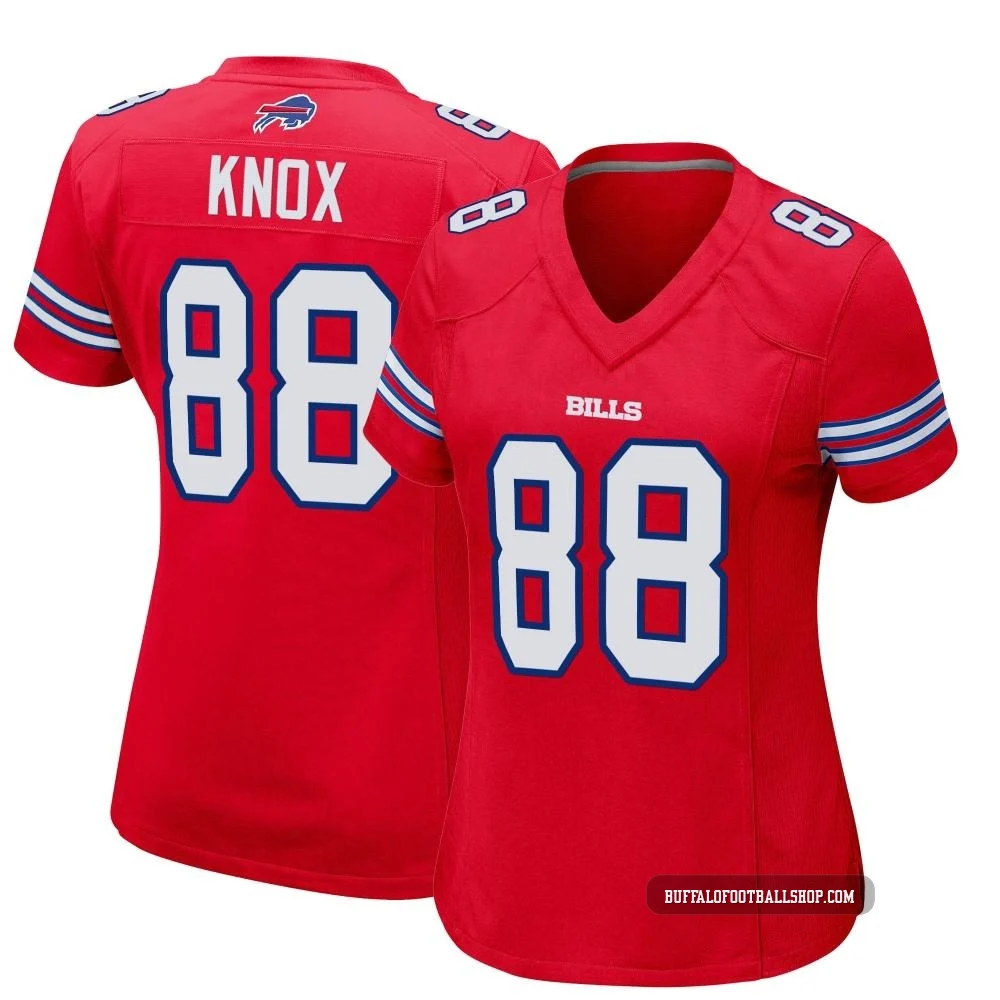 Dawson Knox ＃88 Buffalo Bills Game Red Women's Alternate Jersey
