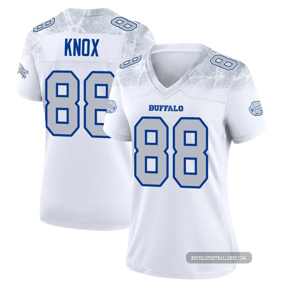 Dawson Knox ＃88 Buffalo Bills Game White Women's 2025 Rivalries Collection Jersey