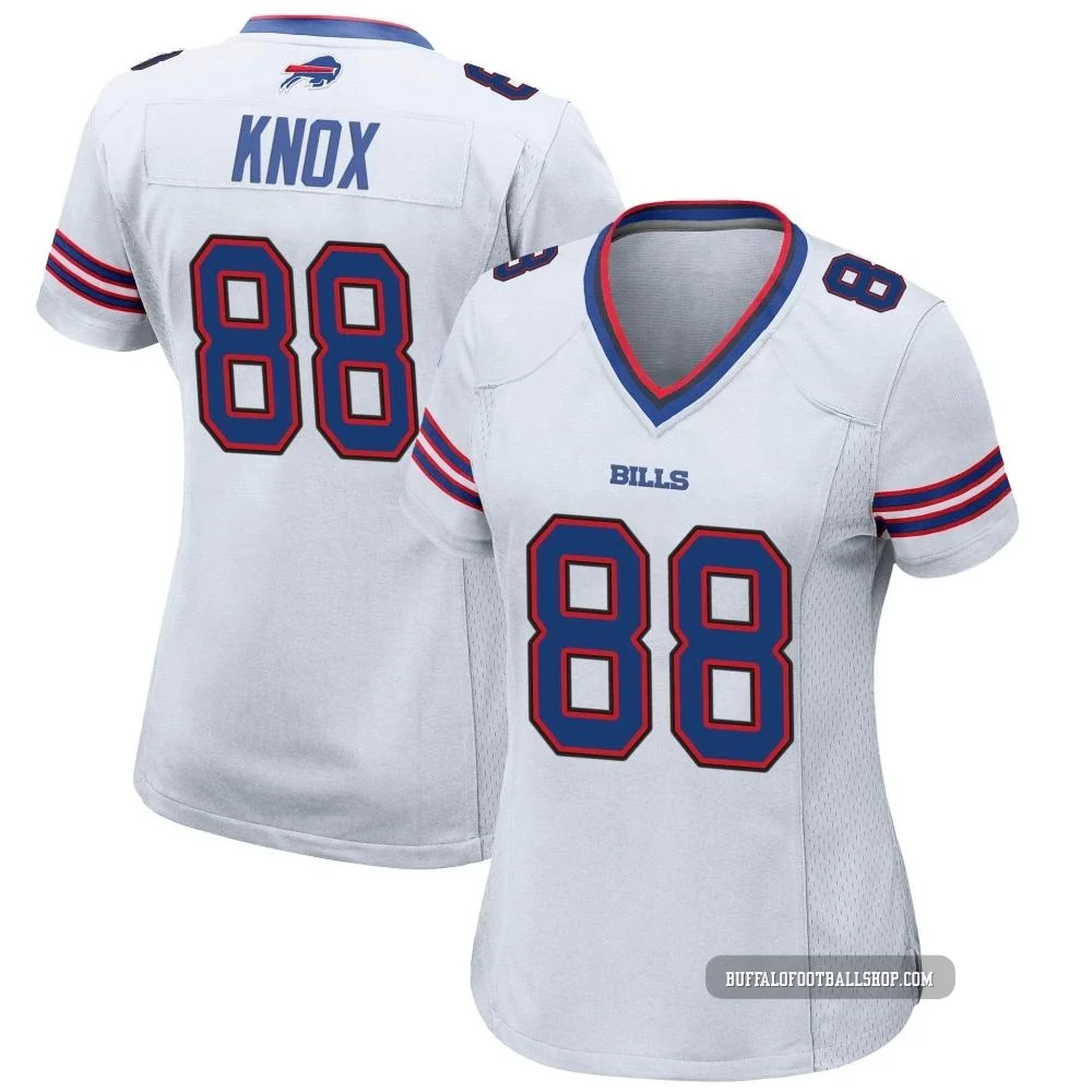 Dawson Knox ＃88 Buffalo Bills Game White Women's Jersey