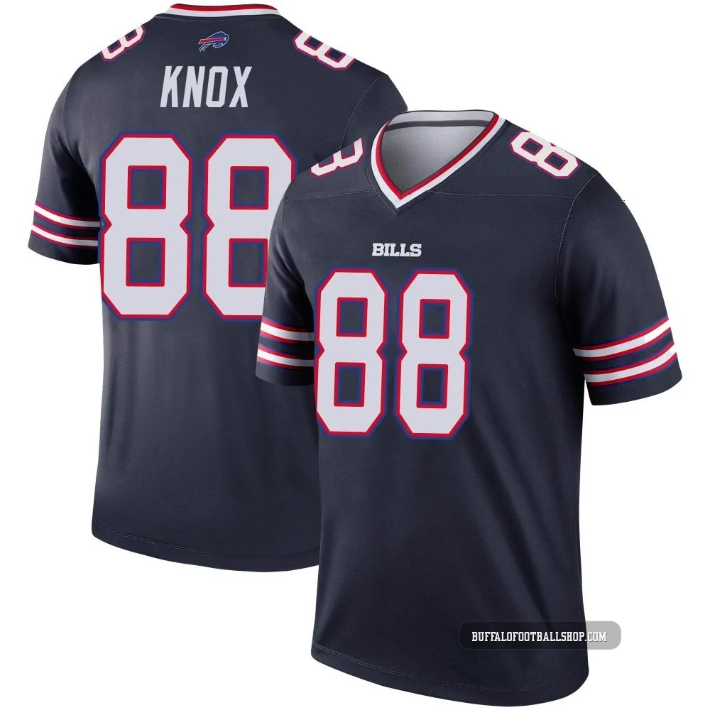 Dawson Knox ＃88 Buffalo Bills Legend Navy Youth Inverted Jersey