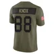 Dawson Knox ＃88 Buffalo Bills Limited Olive Men's 2025 Salute to Service Jersey