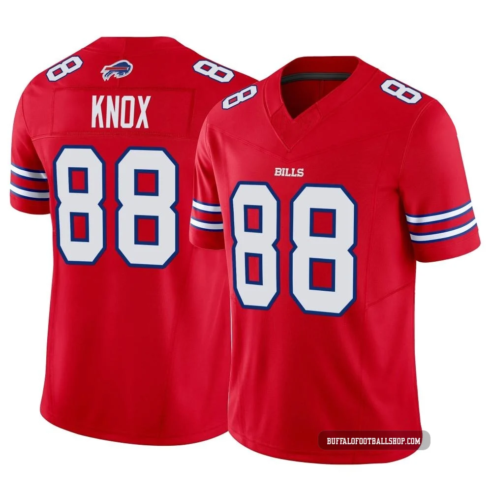 Dawson Knox ＃88 Buffalo Bills Limited Red Youth Vapor F.U.S.E. Jersey