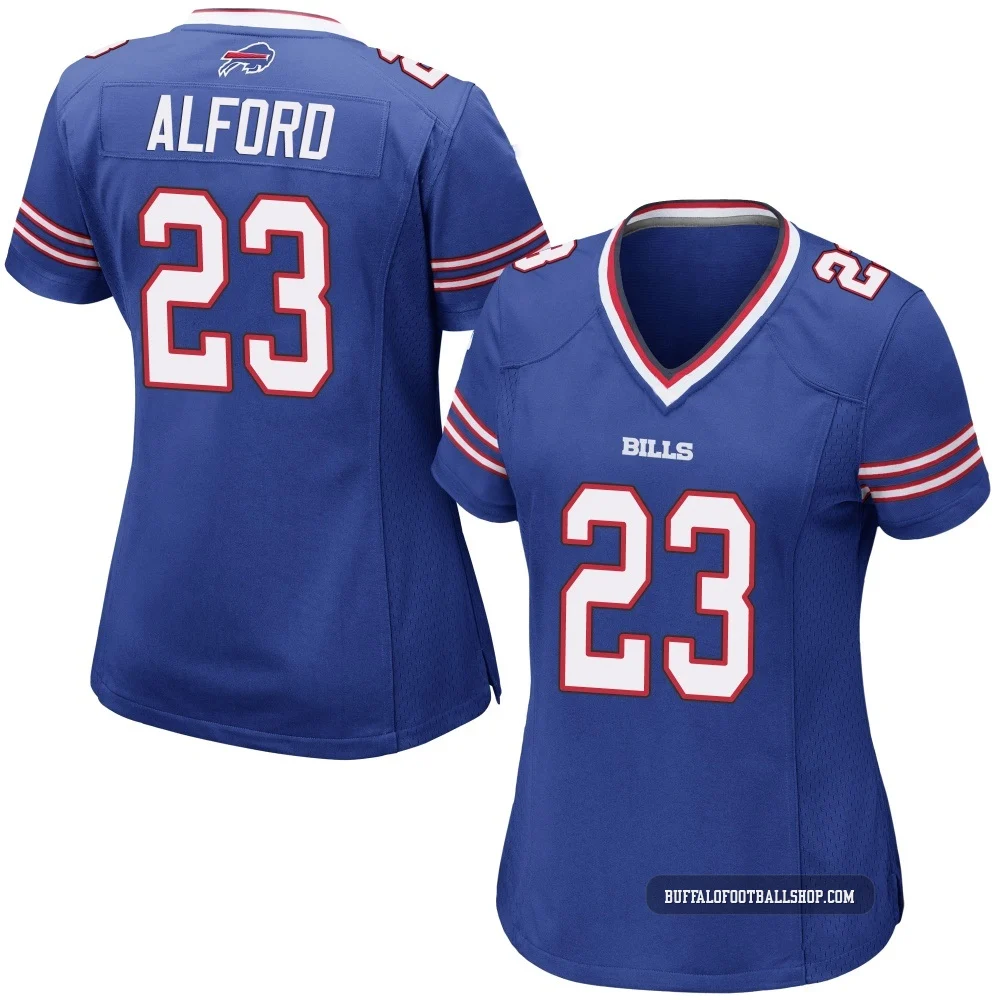 Dee Alford ＃23 Buffalo Bills Game Royal Blue Women's Team Color Jersey