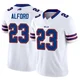 Dee Alford ＃23 Buffalo Bills Limited White Men's Vapor F.U.S.E. Jersey