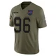 Deone Walker ＃96 Buffalo Bills Limited Olive Youth 2025 Salute to Service Jersey