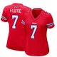 Doug Flutie ＃7 Buffalo Bills Game Red Women's Alternate Jersey