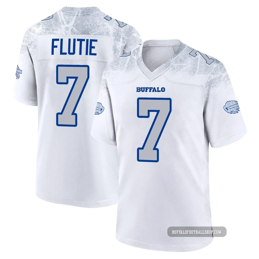 Doug Flutie ＃7 Buffalo Bills Game White Men's 2025 Rivalries Collection Jersey