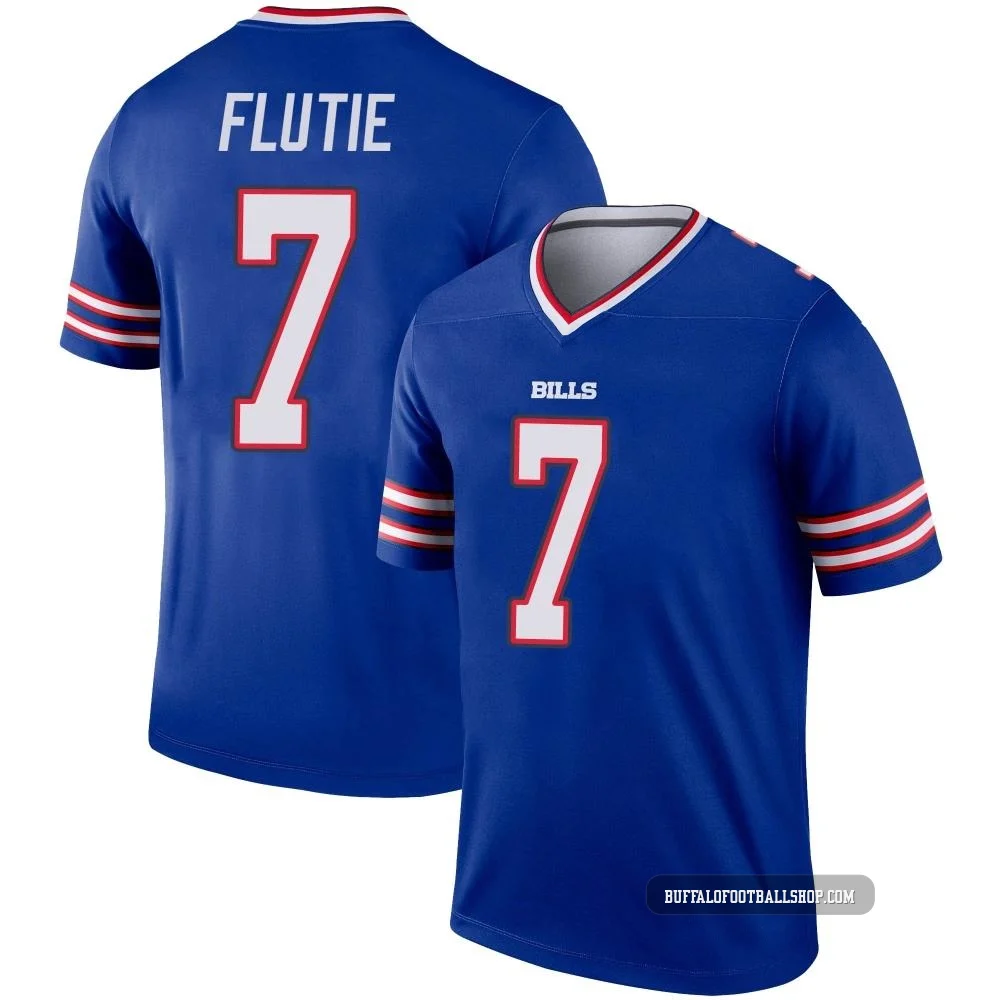 Doug Flutie ＃7 Buffalo Bills Legend Royal Youth Jersey