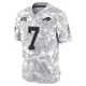 Doug Flutie ＃7 Buffalo Bills Limited Arctic Camo Youth 2024 Salute to Service Jersey