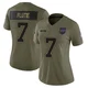 Doug Flutie ＃7 Buffalo Bills Limited Olive Women's 2025 Salute to Service Jersey