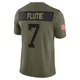 Doug Flutie ＃7 Buffalo Bills Limited Olive Youth 2025 Salute to Service Jersey