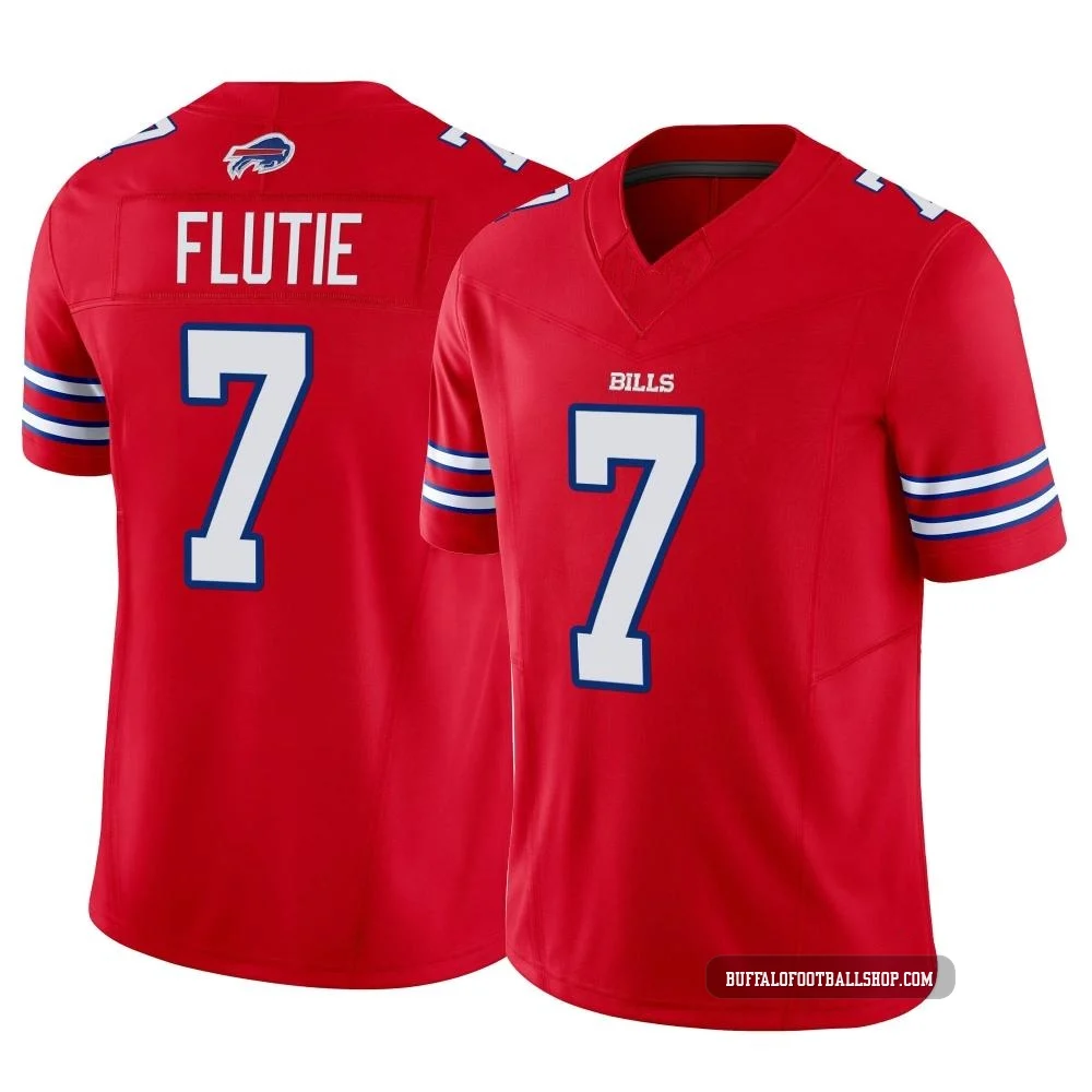 Doug Flutie ＃7 Buffalo Bills Limited Red Men's Vapor F.U.S.E. Jersey
