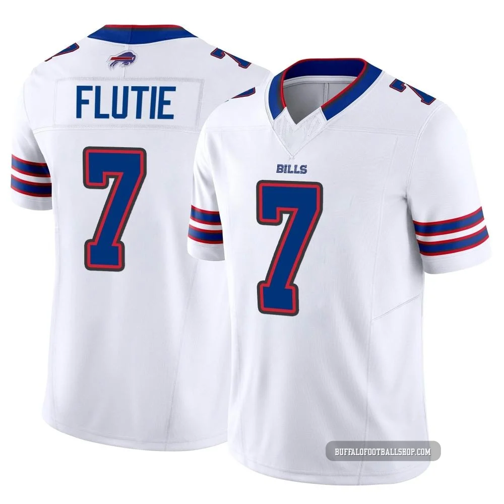 Doug Flutie ＃7 Buffalo Bills Limited White Men's Vapor F.U.S.E. Jersey