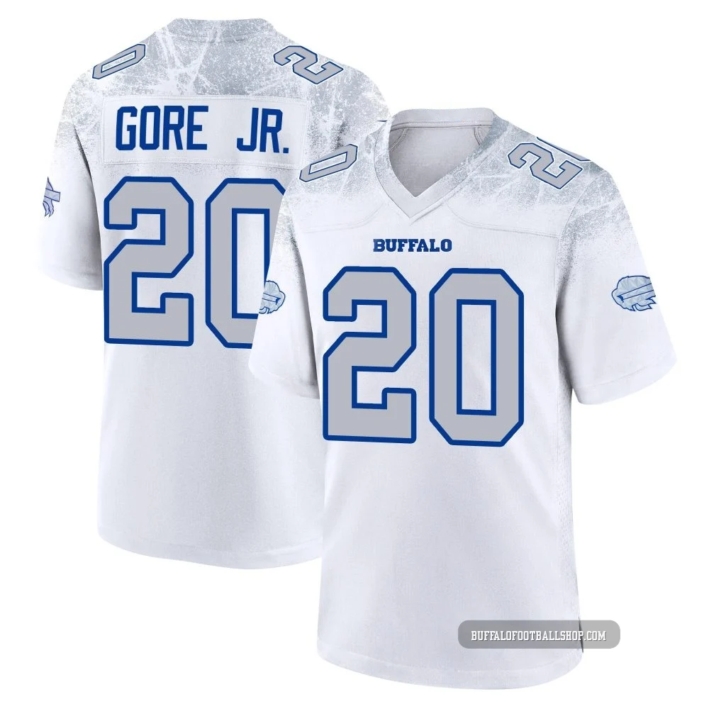 Frank Gore Jr. ＃20 Buffalo Bills Game White Youth 2025 Rivalries Collection Jersey