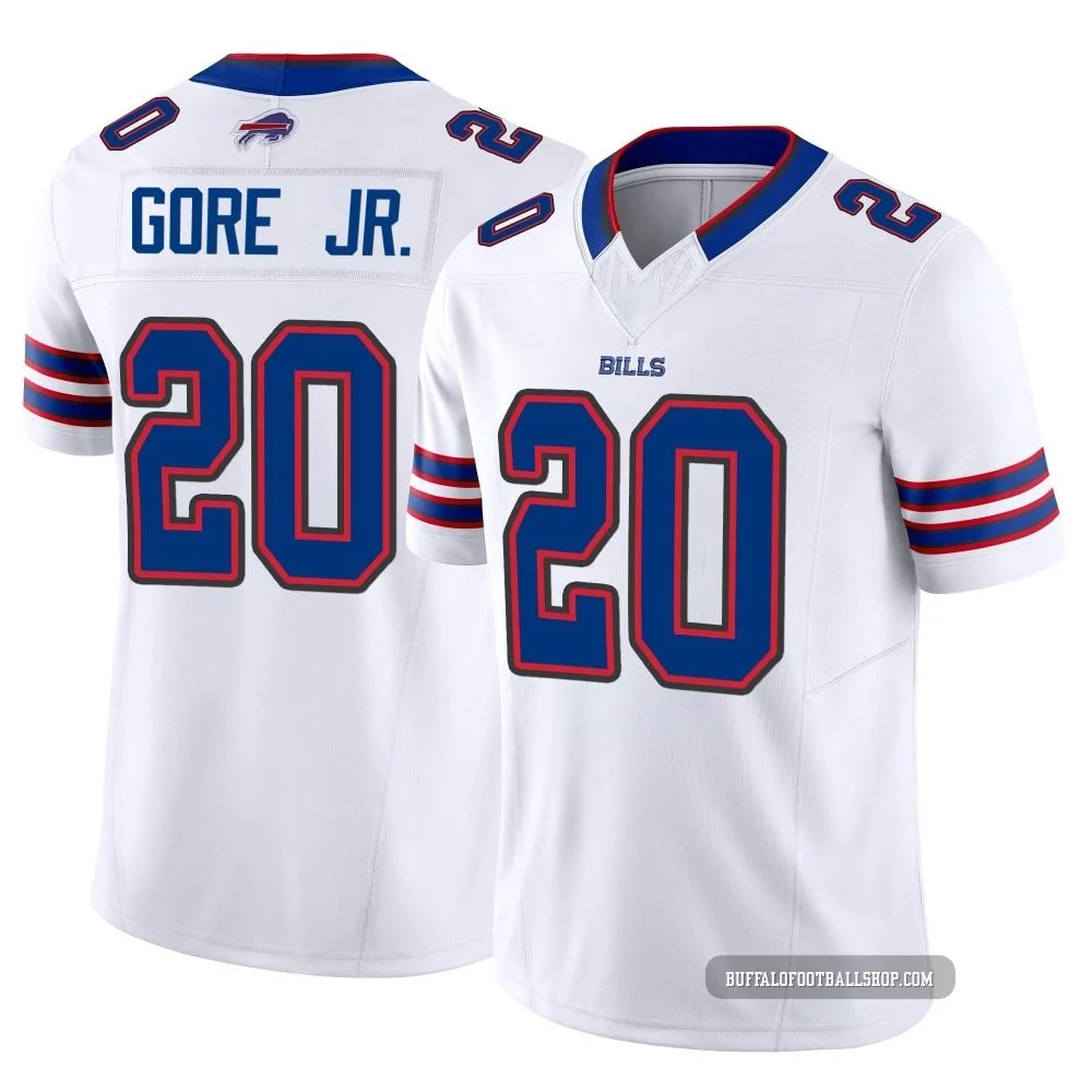 Frank Gore Jr. ＃20 Buffalo Bills Limited White Youth Vapor F.U.S.E. Jersey
