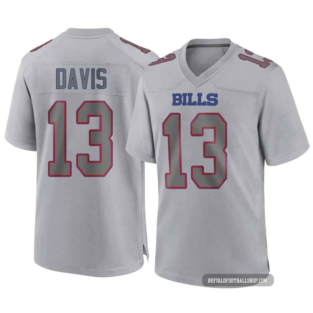 Gabe Davis ＃13 Buffalo Bills Game Gray Youth Atmosphere Fashion Jersey