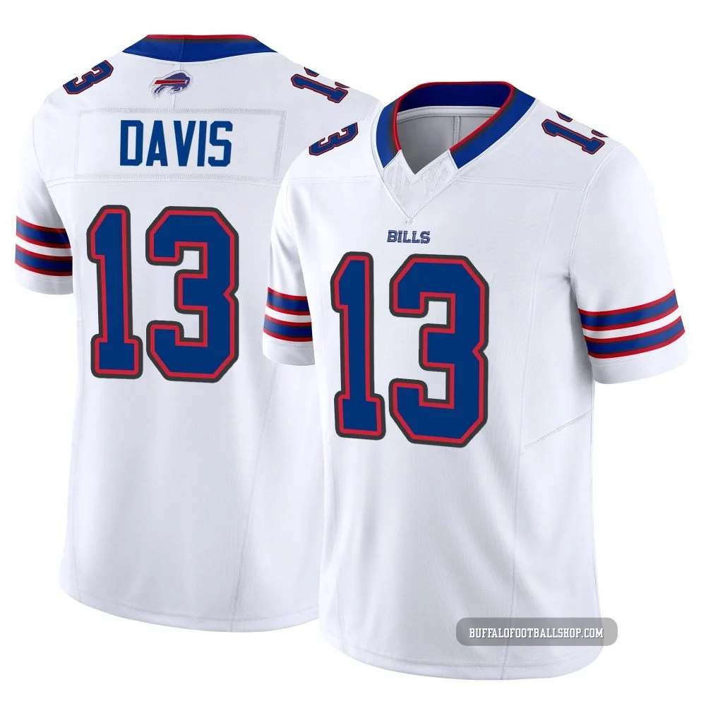 Gabe Davis ＃13 Buffalo Bills Limited White Youth Vapor F.U.S.E. Jersey