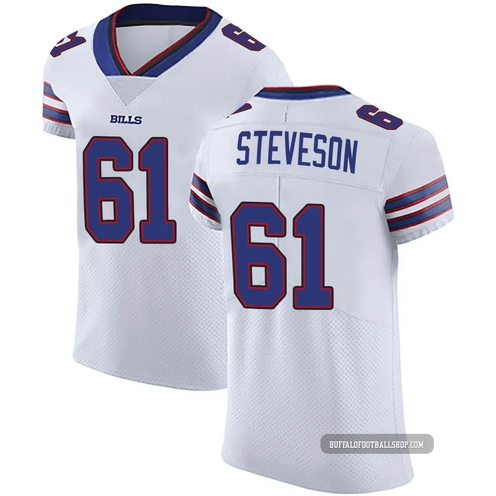 Gable Steveson ＃61 Buffalo Bills Elite White Men's Vapor Untouchable Jersey