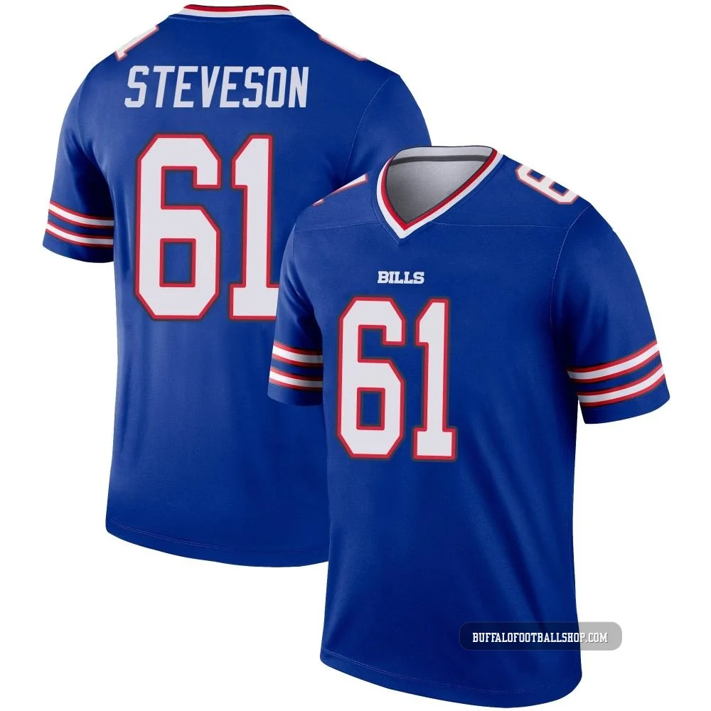Gable Steveson ＃61 Buffalo Bills Legend Royal Youth Jersey