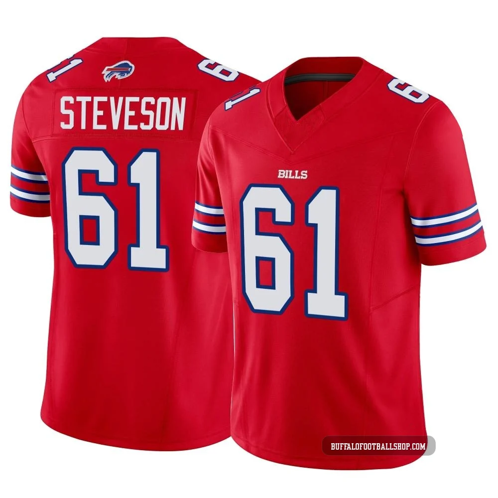 Gable Steveson ＃61 Buffalo Bills Limited Red Men's Vapor F.U.S.E. Jersey