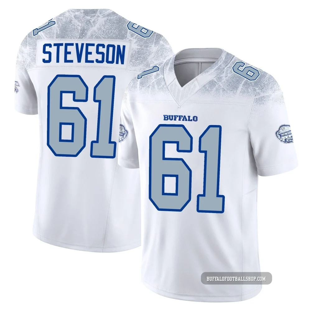 Gable Steveson ＃61 Buffalo Bills Limited White Men's 2025 Rivalries Collection Jersey