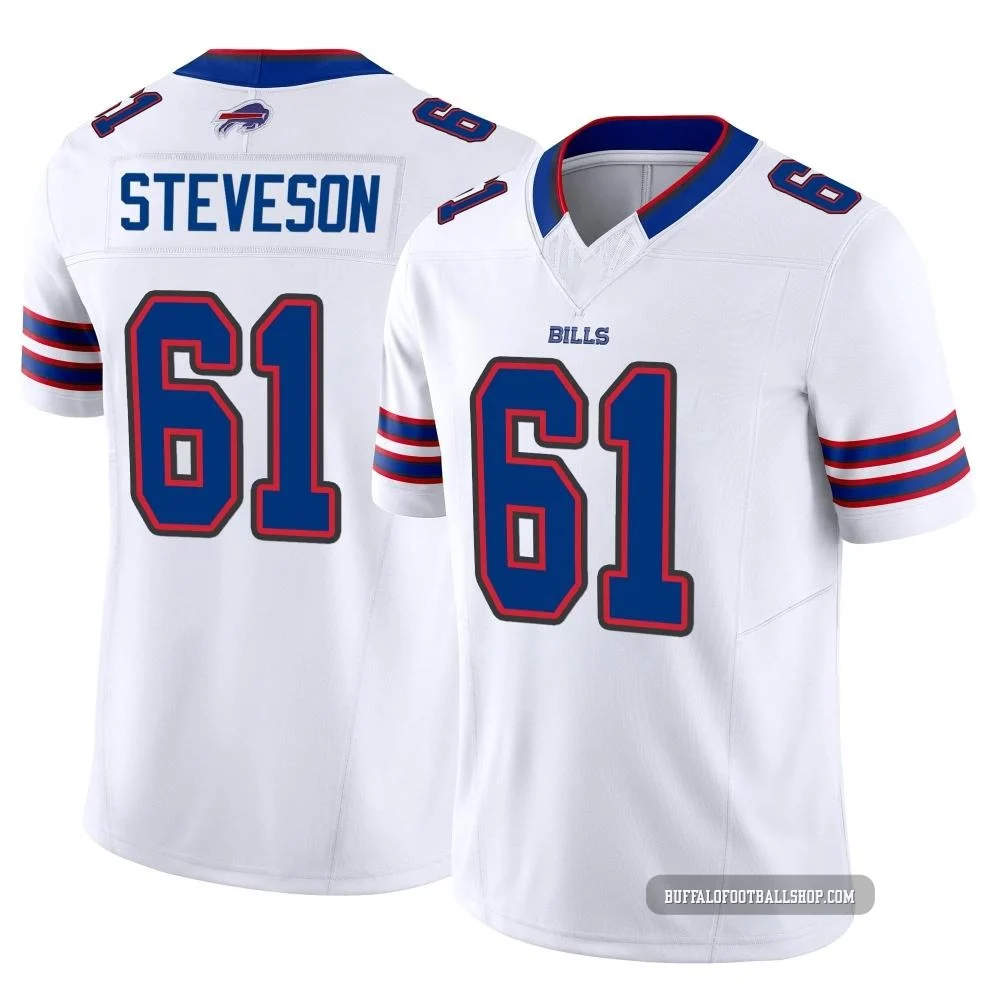 Gable Steveson ＃61 Buffalo Bills Limited White Youth Vapor F.U.S.E. Jersey