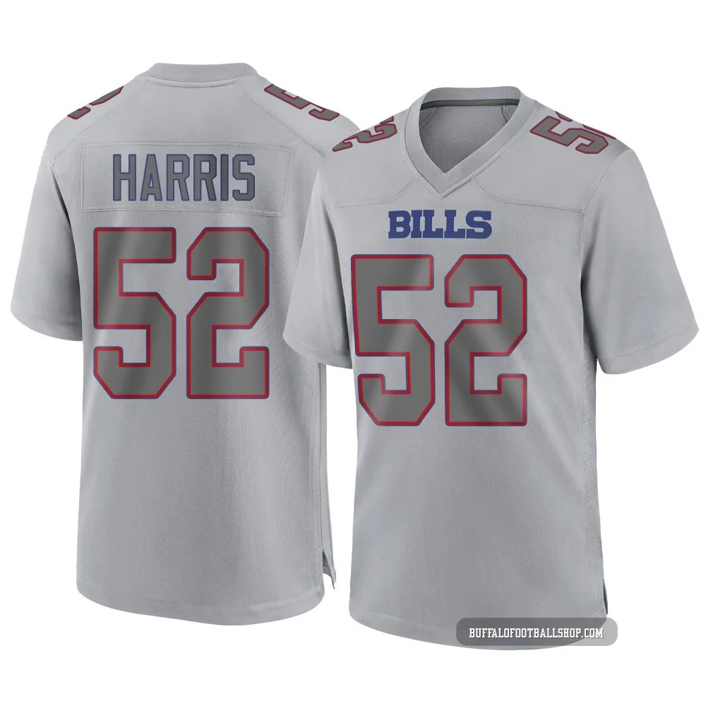 Hayden Harris ＃52 Buffalo Bills Game Gray Youth Atmosphere Fashion Jersey