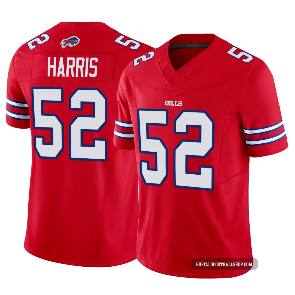 Hayden Harris ＃52 Buffalo Bills Limited Red Men's Vapor F.U.S.E. Jersey