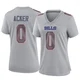 Jackson Acker ＃0 Buffalo Bills Game Gray Women's Atmosphere Fashion Jersey