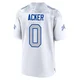 Jackson Acker ＃0 Buffalo Bills Game White Men's 2025 Rivalries Collection Jersey