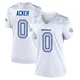 Jackson Acker ＃0 Buffalo Bills Game White Women's 2025 Rivalries Collection Jersey