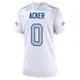 Jackson Acker ＃0 Buffalo Bills Game White Women's 2025 Rivalries Collection Jersey