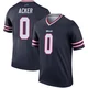 Jackson Acker ＃0 Buffalo Bills Legend Navy Youth Inverted Jersey