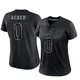 Jackson Acker ＃0 Buffalo Bills Limited Black Women's Reflective Jersey