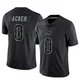 Jackson Acker ＃0 Buffalo Bills Limited Black Youth Reflective Jersey