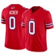 Jackson Acker ＃0 Buffalo Bills Limited Red Youth Vapor F.U.S.E. Jersey