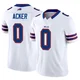 Jackson Acker ＃0 Buffalo Bills Limited White Men's Vapor F.U.S.E. Jersey