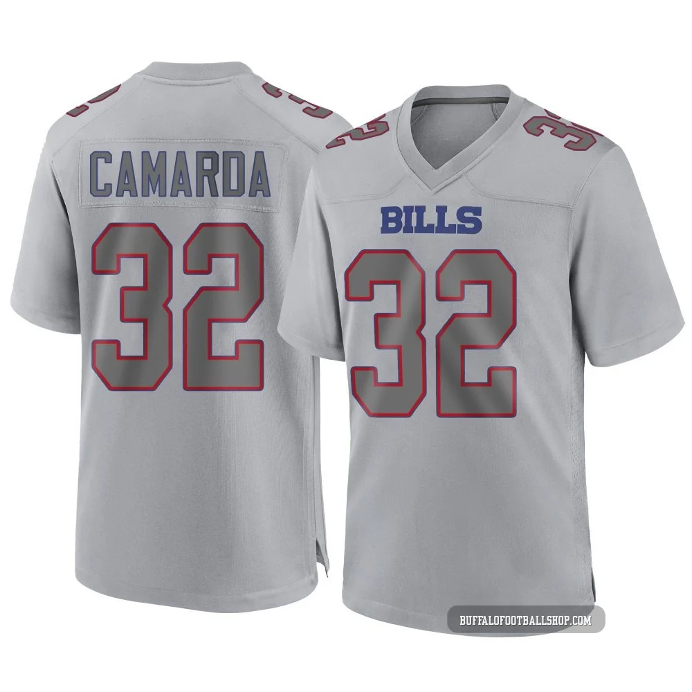 Jake Camarda ＃32 Buffalo Bills Game Gray Youth Atmosphere Fashion Jersey