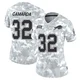 Jake Camarda ＃32 Buffalo Bills Limited Arctic Camo Women's 2024 Salute to Service Jersey