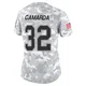 Jake Camarda ＃32 Buffalo Bills Limited Arctic Camo Women's 2024 Salute to Service Jersey