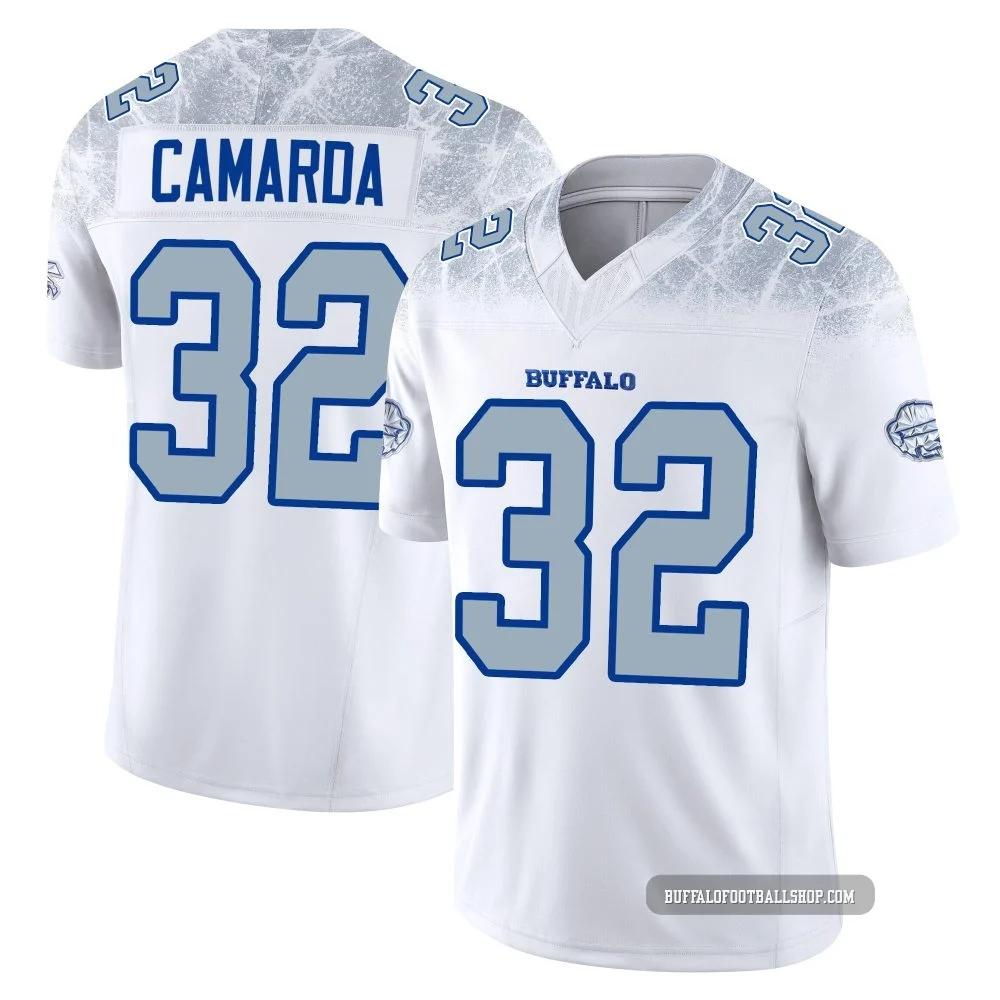 Jake Camarda ＃32 Buffalo Bills Limited White Men's 2025 Rivalries Collection Jersey