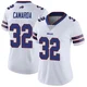 Jake Camarda ＃32 Buffalo Bills Limited White Women's Color Rush Vapor Untouchable Jersey