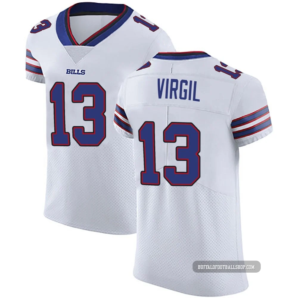 Jalen Virgil ＃13 Buffalo Bills Elite White Men's Vapor Untouchable Jersey