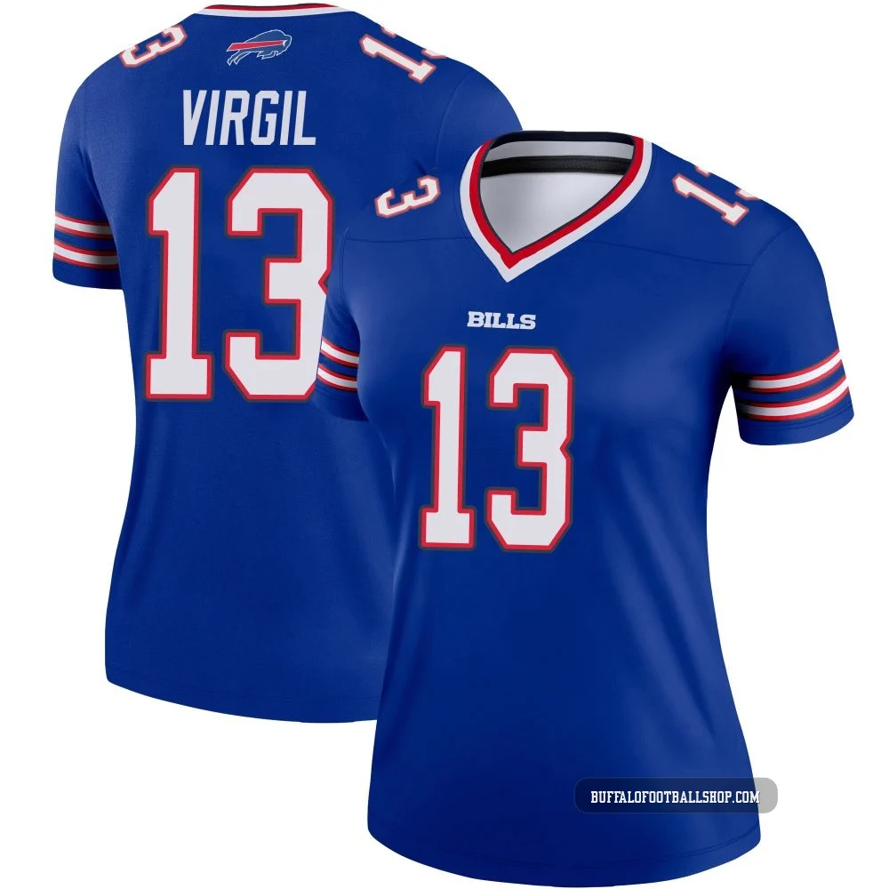 Jalen Virgil ＃13 Buffalo Bills Legend Royal Women's Jersey