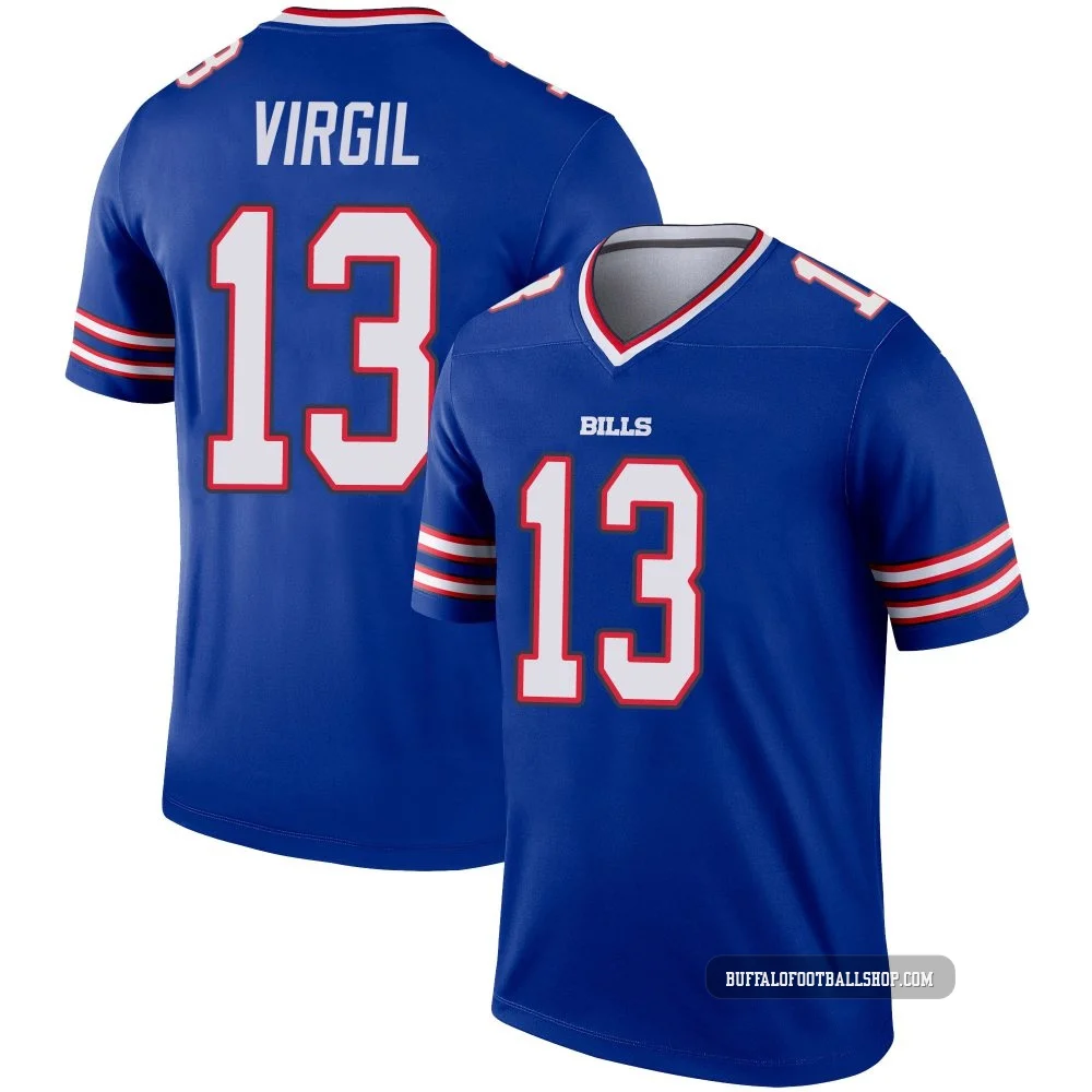 Jalen Virgil ＃13 Buffalo Bills Legend Royal Youth Jersey