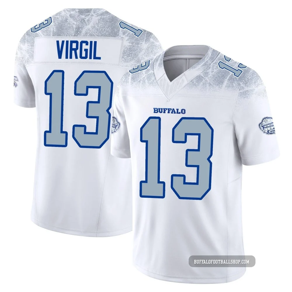Jalen Virgil ＃13 Buffalo Bills Limited White Men's 2025 Rivalries Collection Jersey