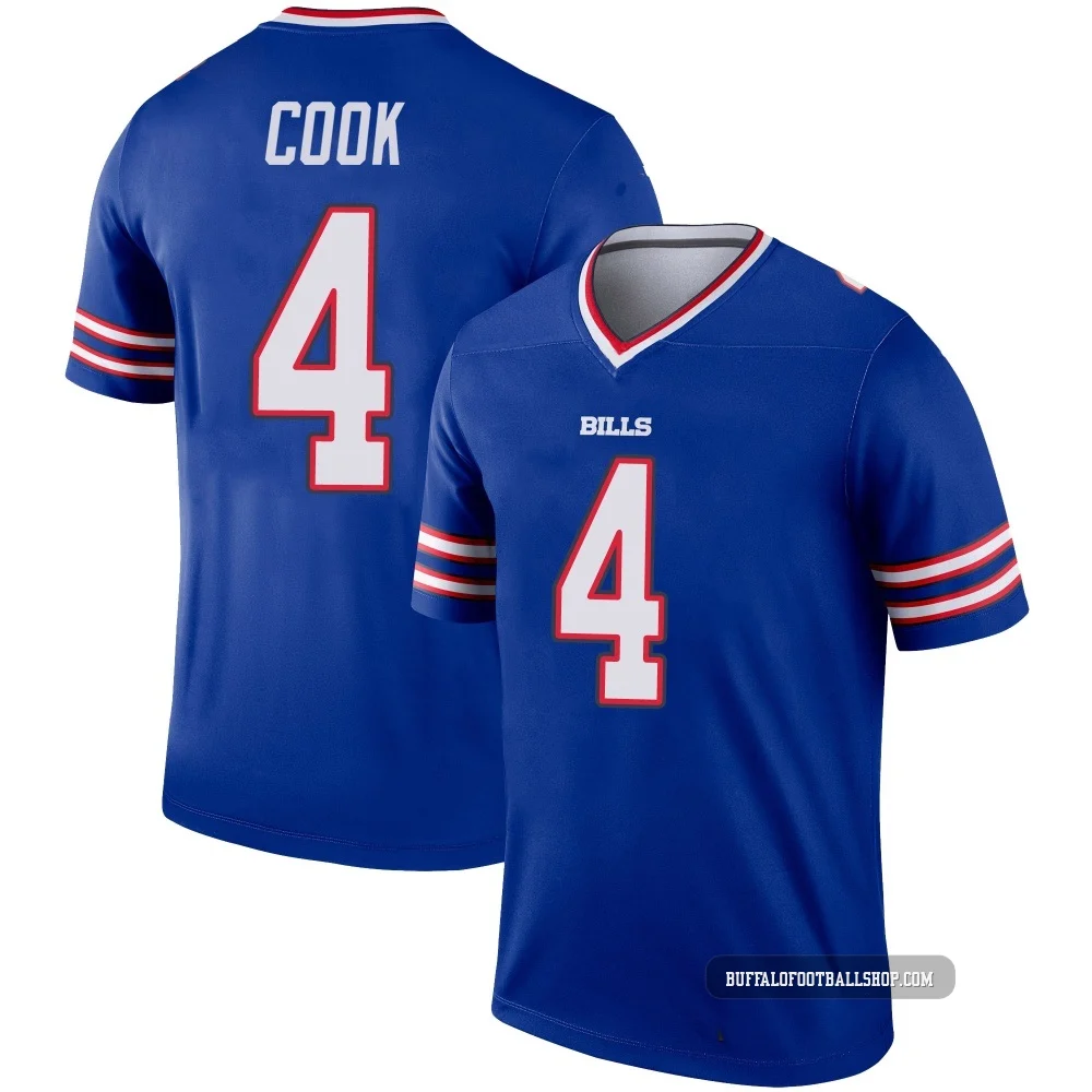James Cook ＃4 Buffalo Bills Legend Royal Men's Jersey